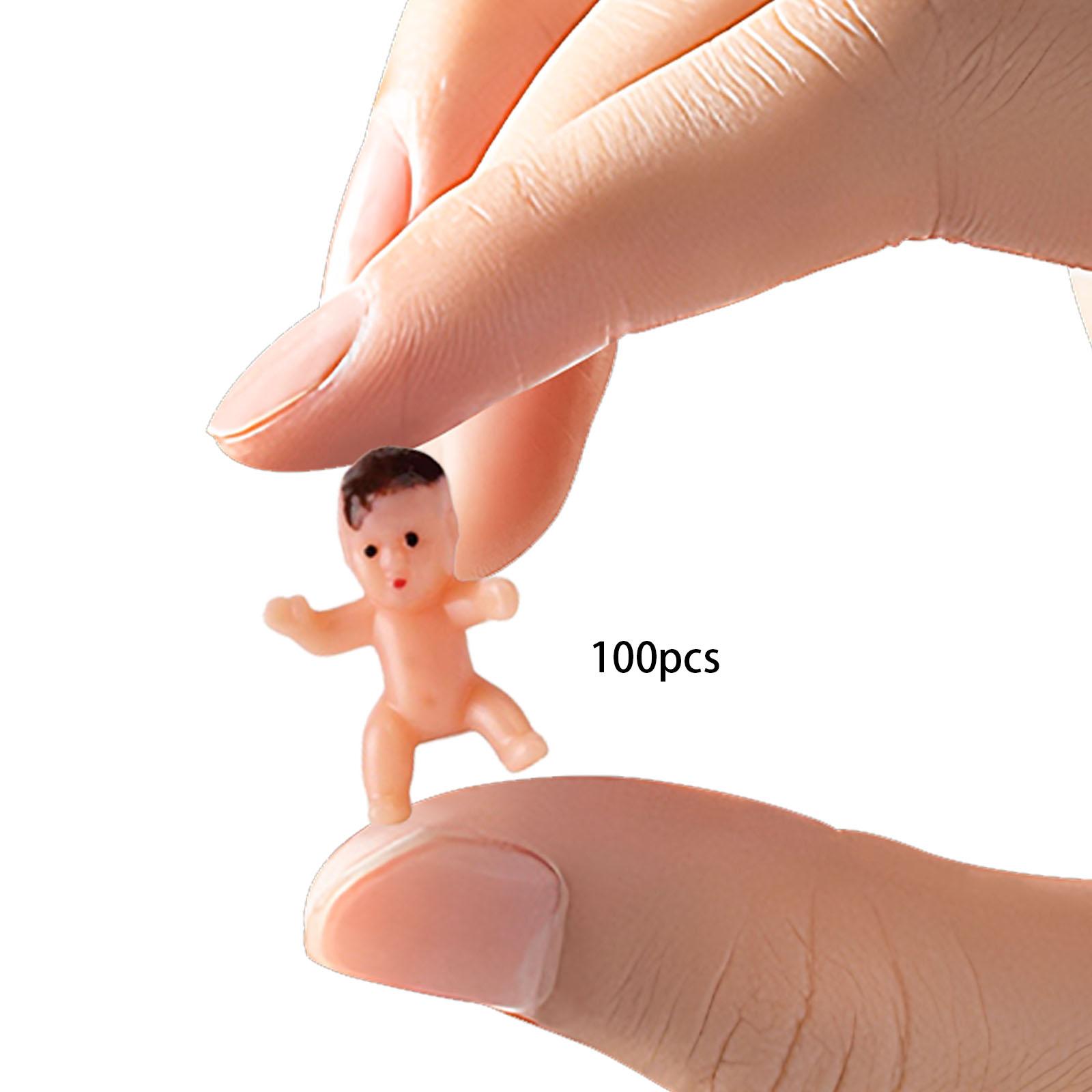 Party Games Gamecube - 100 Pieces Mini Babies Decorative Bathing