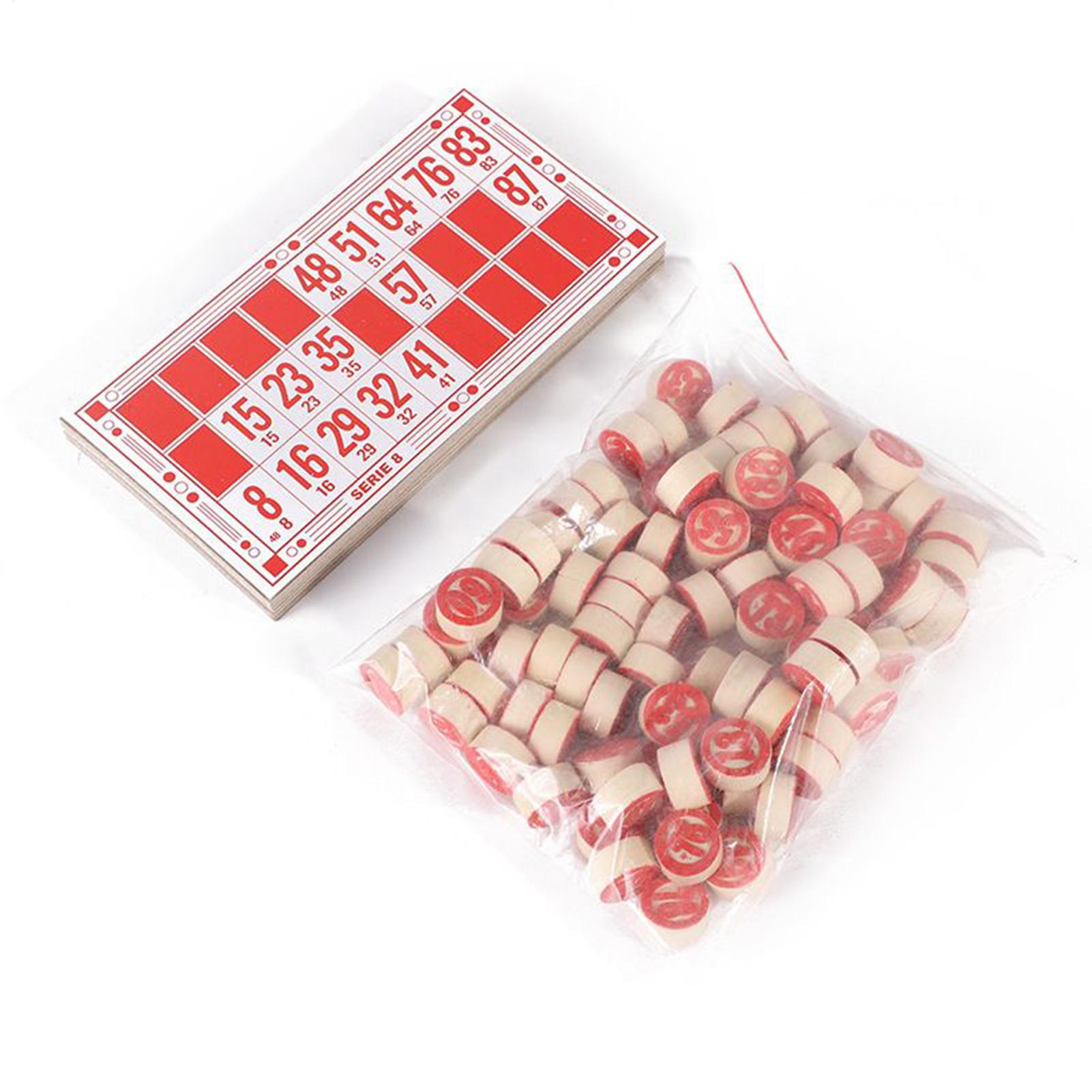 Bingo Set Funny Vintage Wooden - огляд і ціна Play Friends Party Games