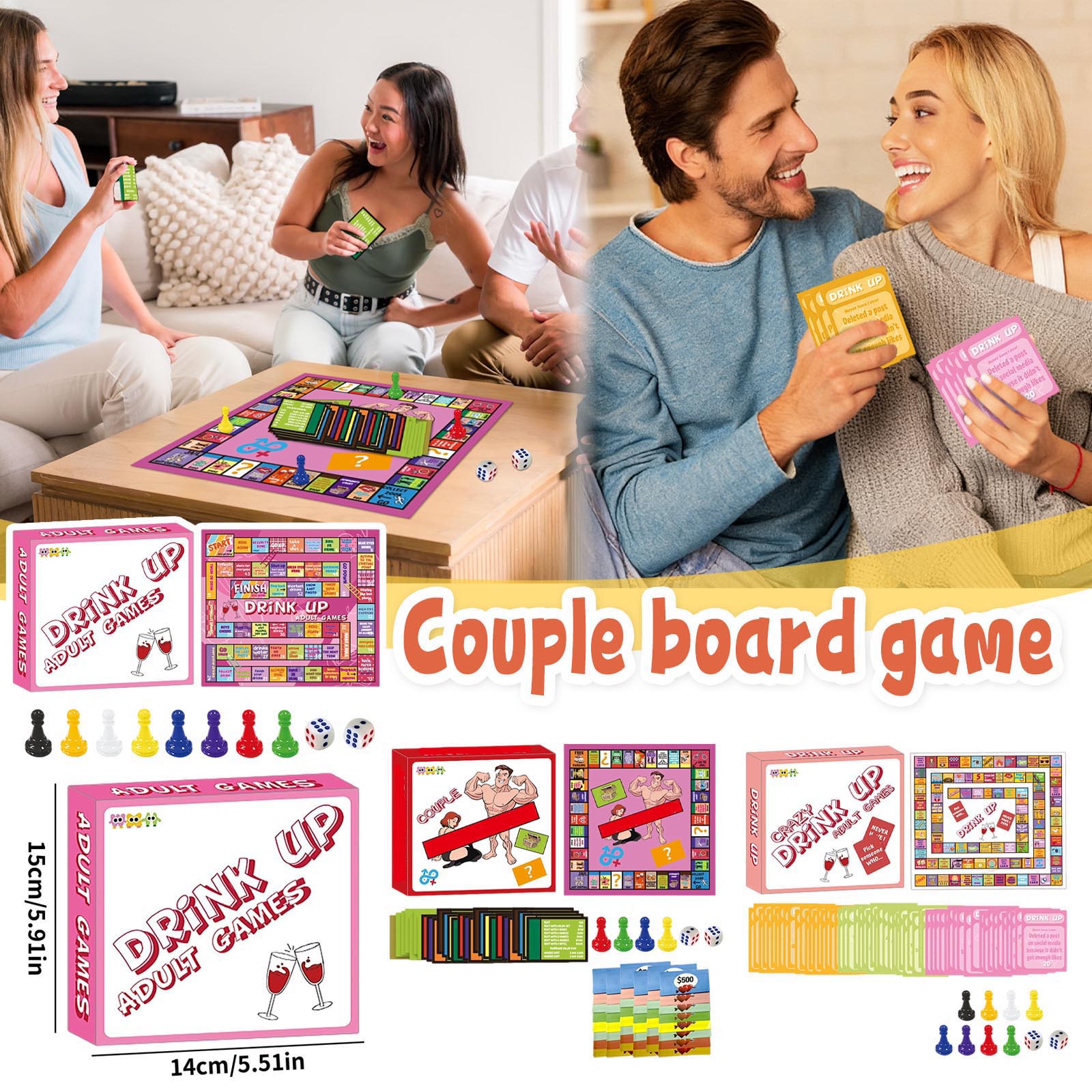 Couples' Desk Board Game Suita - огляд і ціна Play Friends Party Games