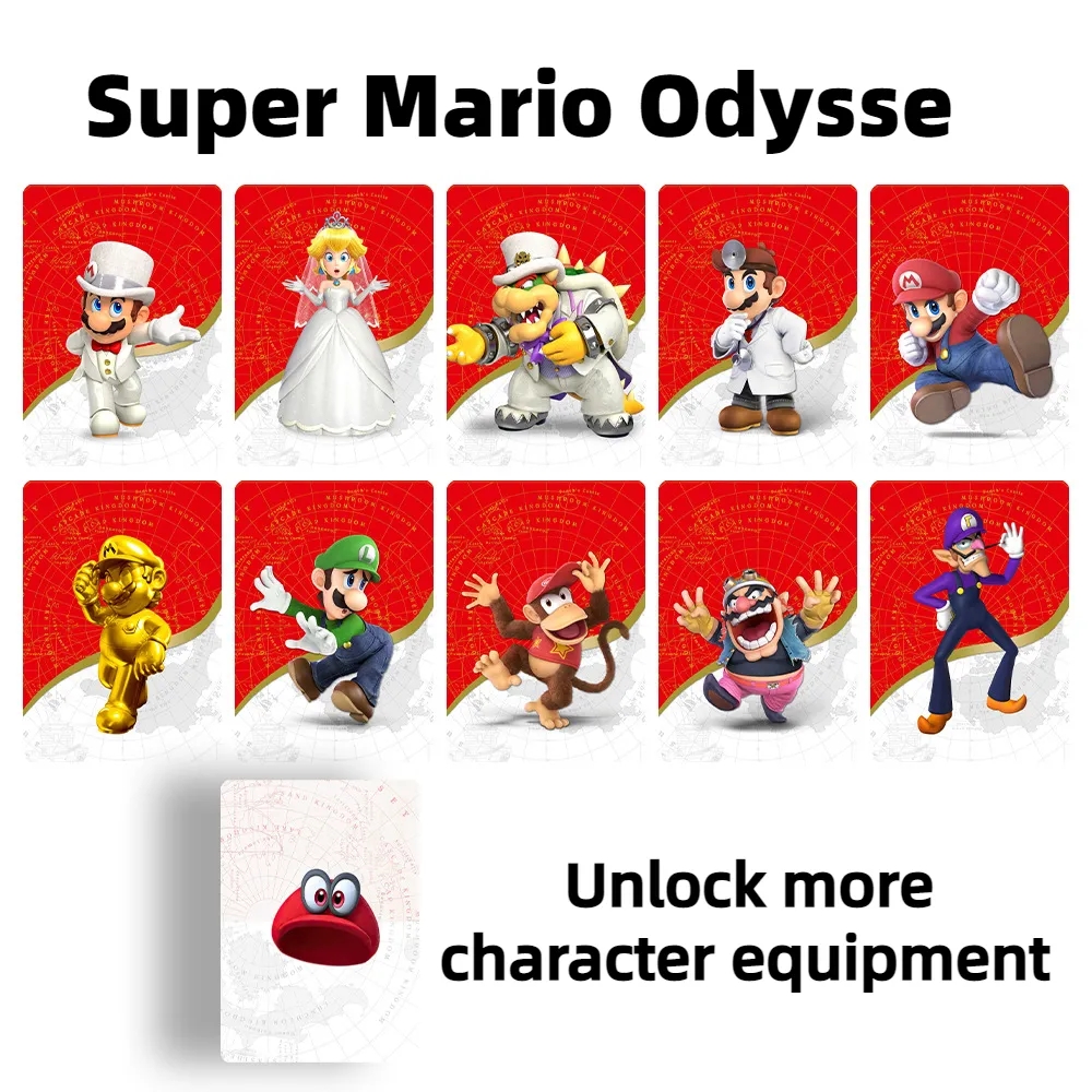 New 10Pcs Mario Mini Card Supe - огляд і ціна Party Games Mario