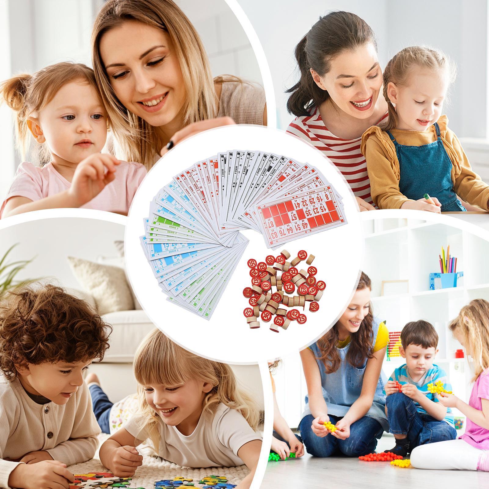 Bingo Game Wooden Funny Educat - огляд і ціна Play Friends Party Games