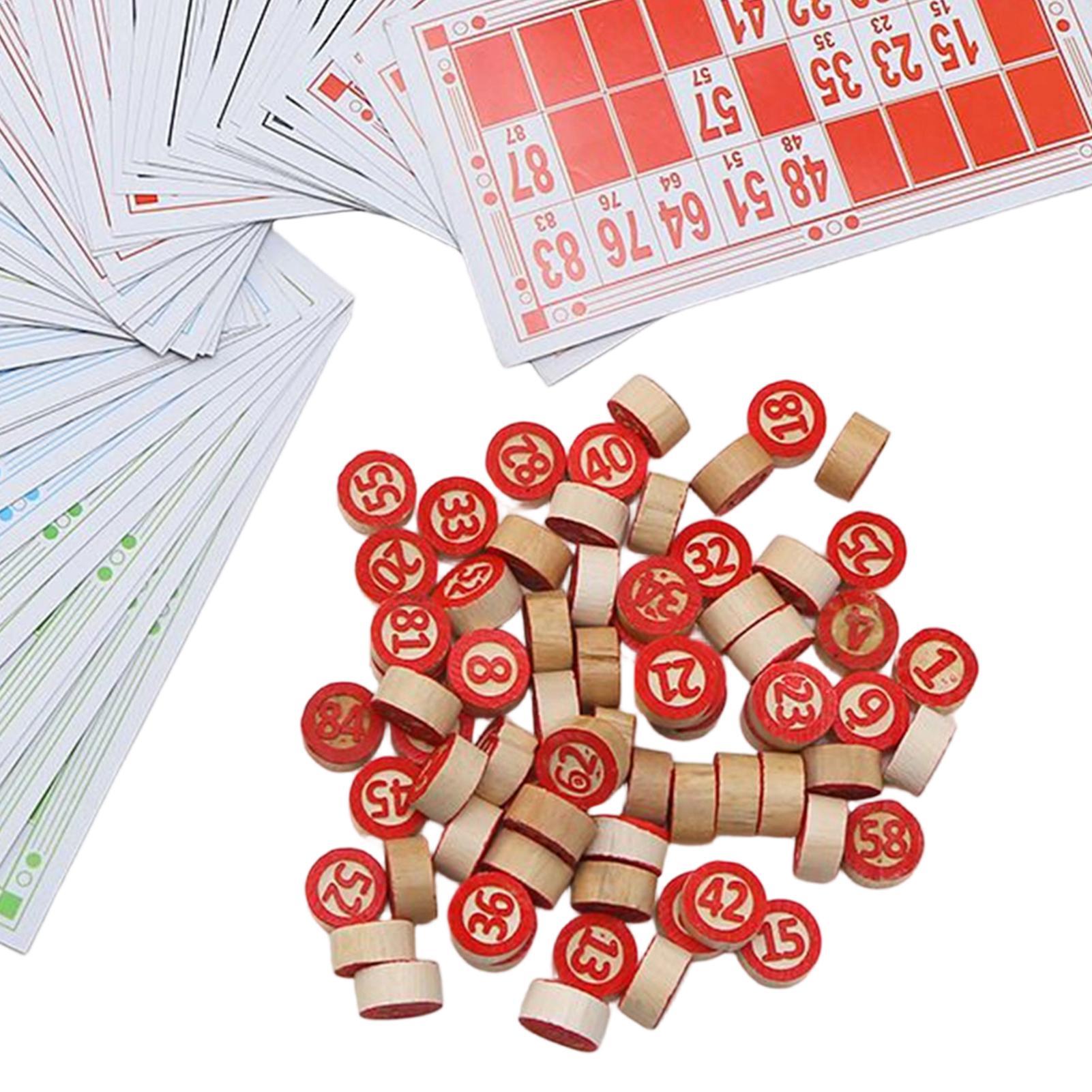 Bingo Game Wooden Funny Educat - огляд і ціна Play Friends Party Games