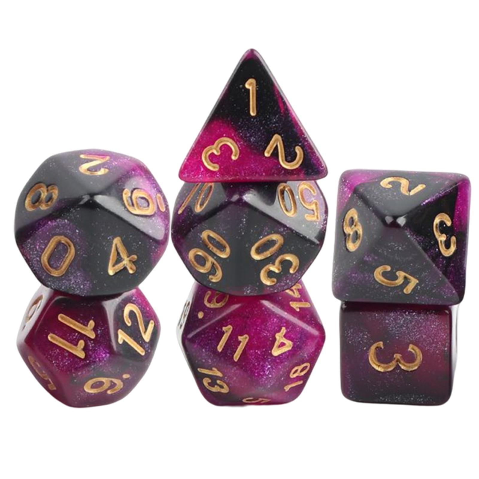 Colorful Acrylic Polyhedral Di - огляд і ціна Party Games Gamecube