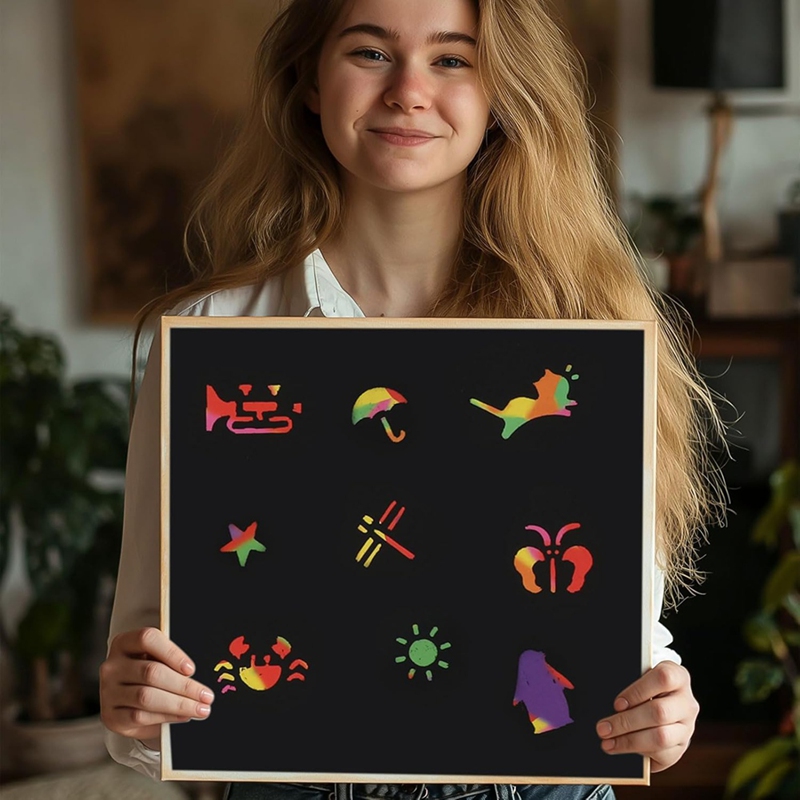 Scratch Paper Art Set, Black C - огляд і ціна Party Games Birthday