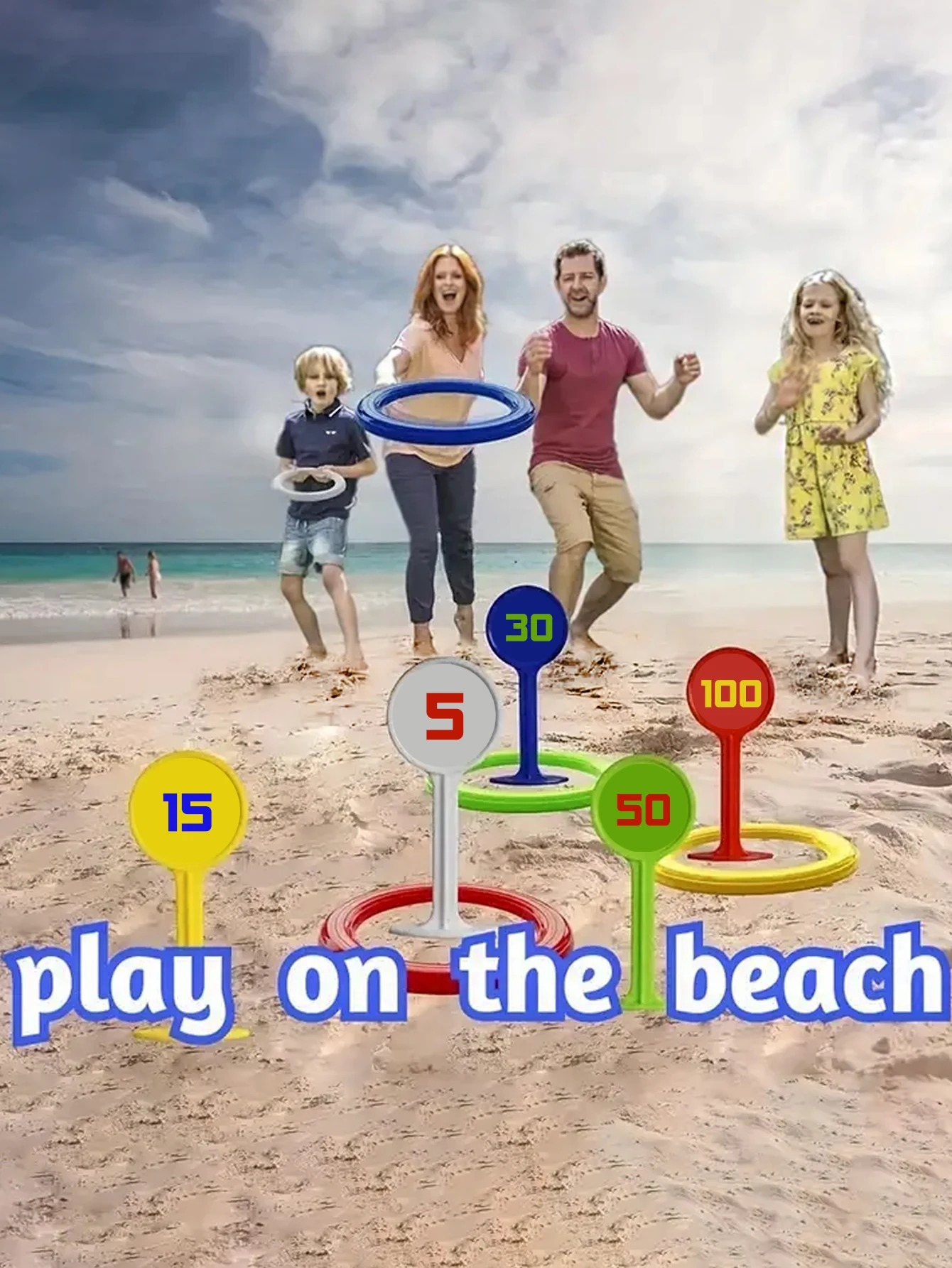 Beach Grass Throwing Ring Toy  - огляд і ціна Cornhole Board Set