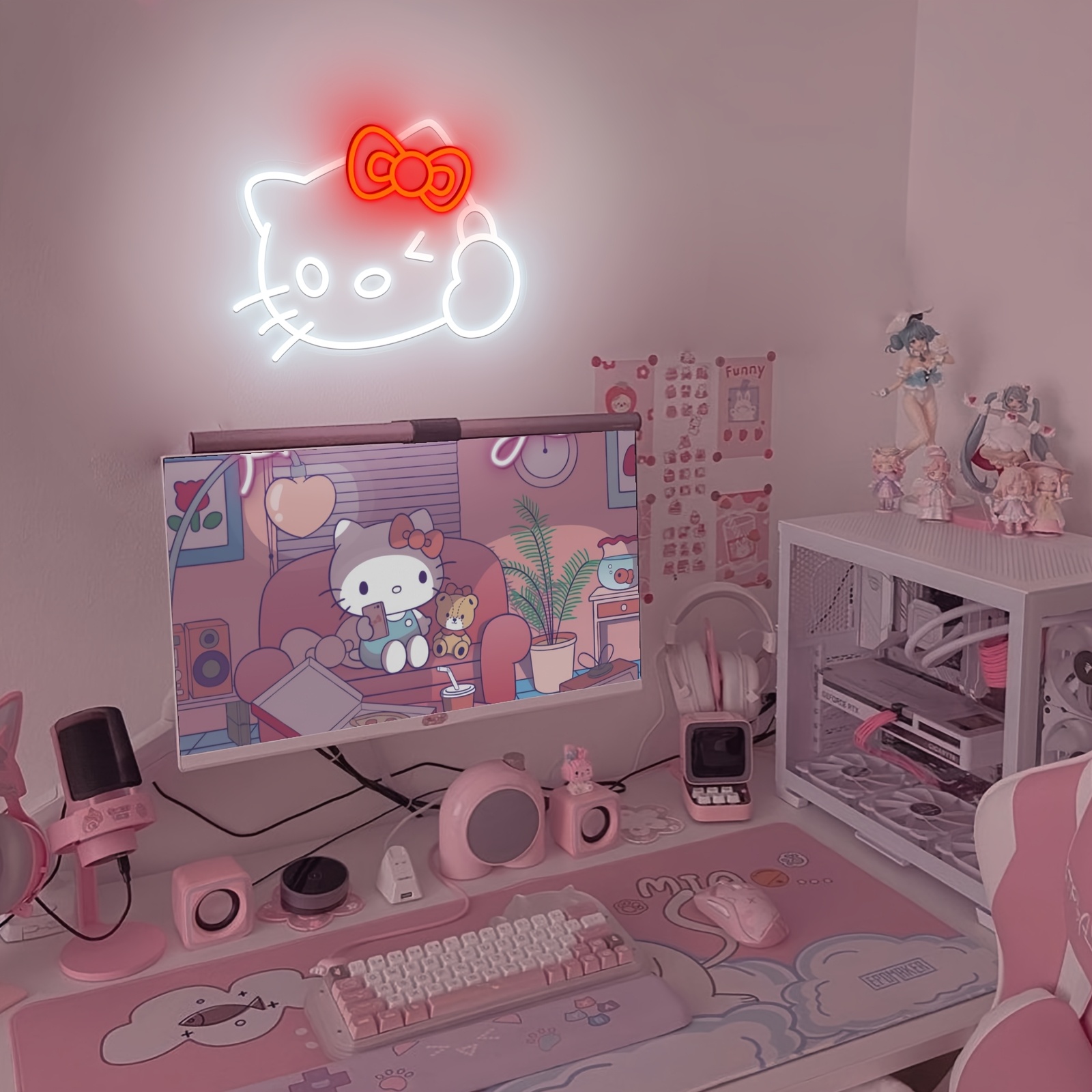 Hello Kitty LED Neon Sign Wall - огляд і ціна Play Friends Party Games