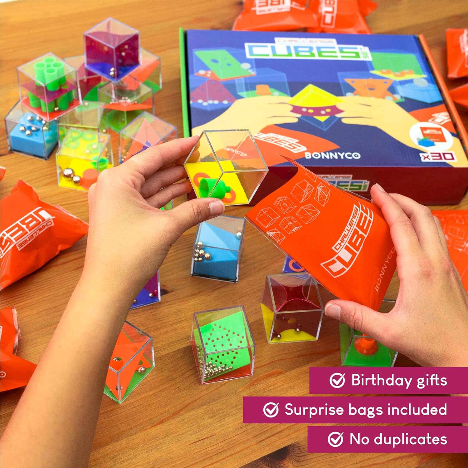 Brain Teaser Puzzles Cubes Pac - огляд і ціна Party Games Birthday