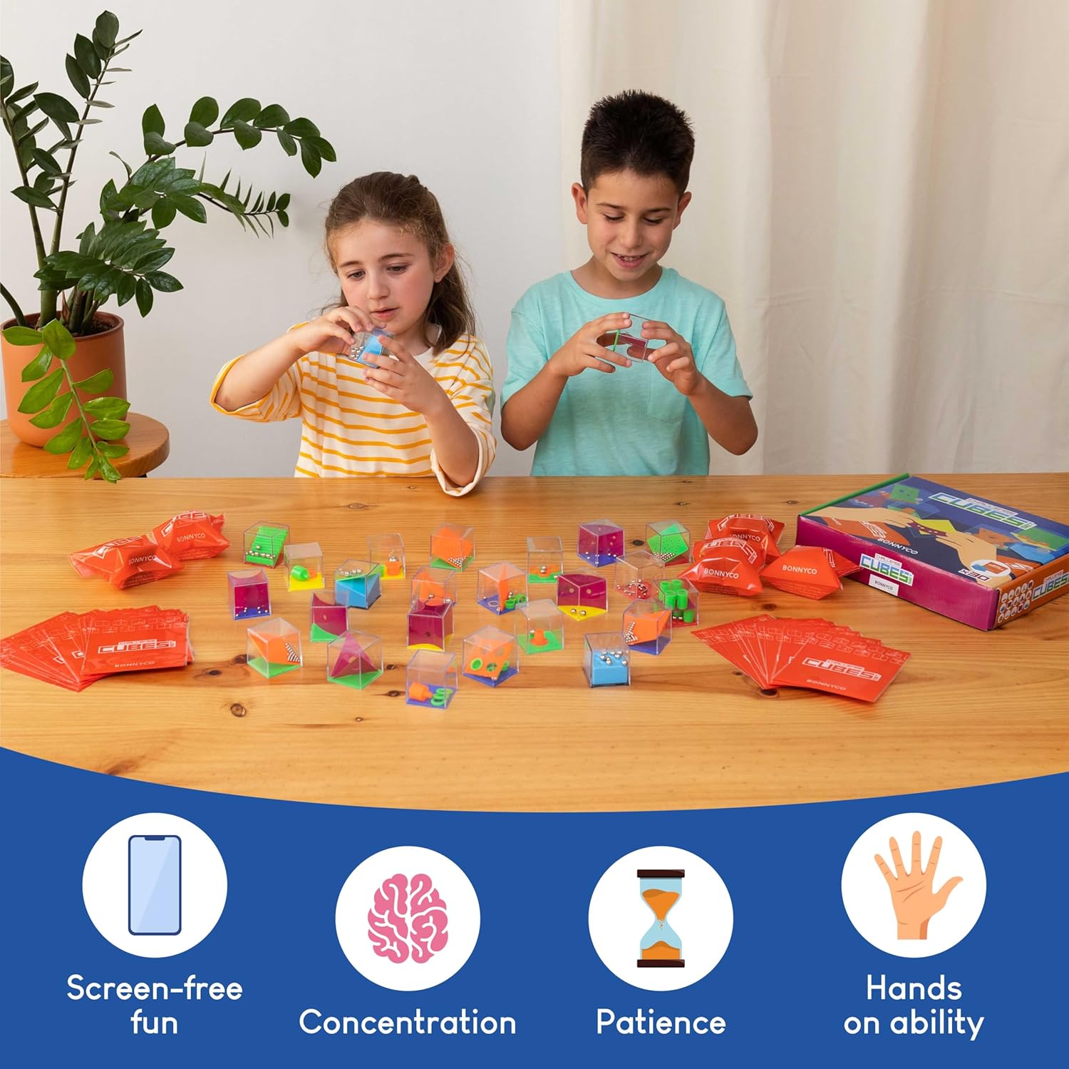 Brain Teaser Puzzles Cubes Pac - огляд і ціна Party Games Birthday
