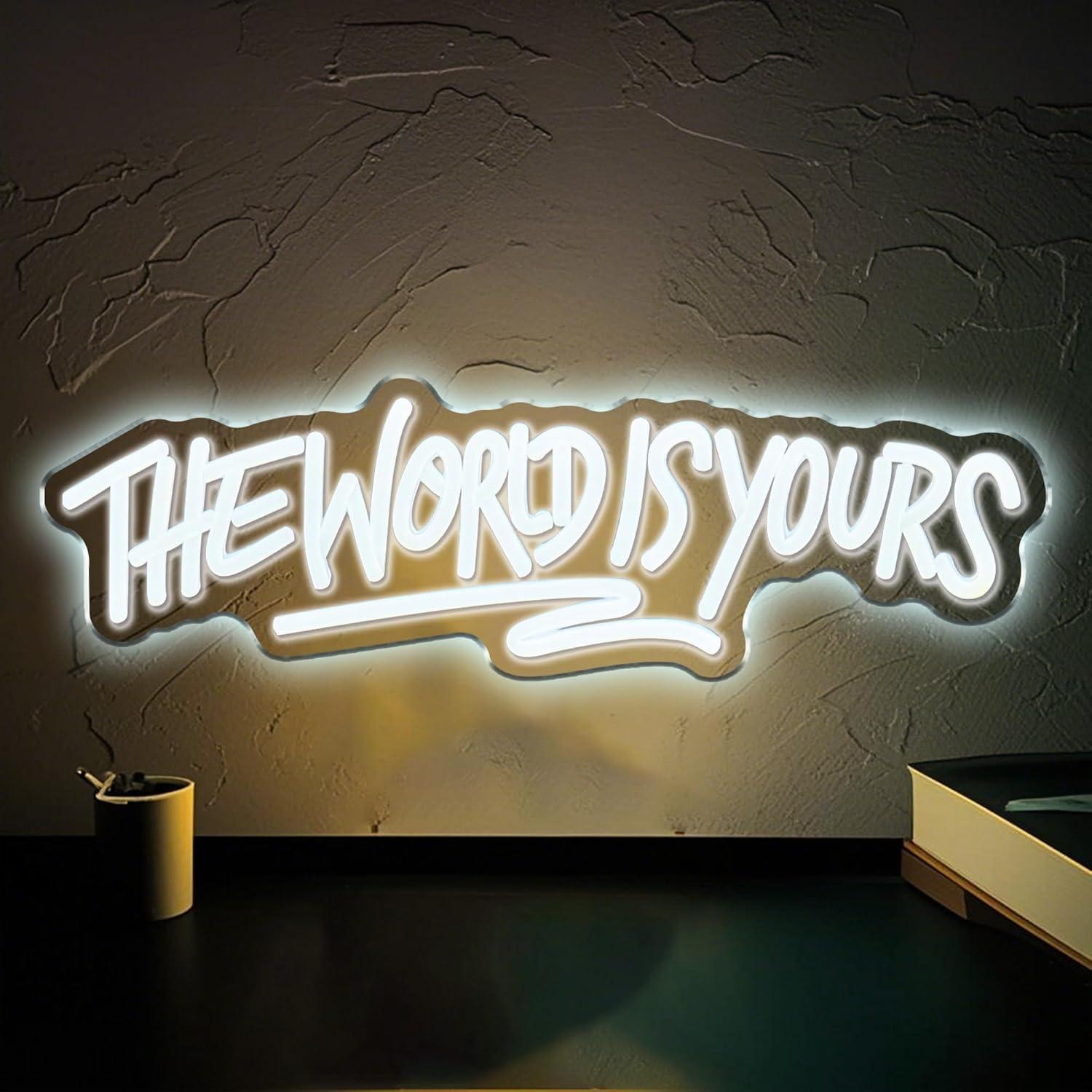 The World is Yours Neon Sign U - огляд і ціна Party Games Birthday