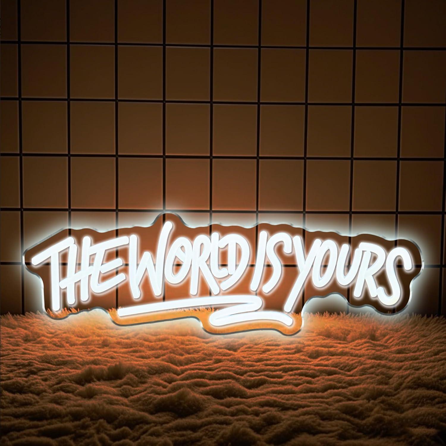 The World is Yours Neon Sign U - огляд і ціна Party Games Birthday