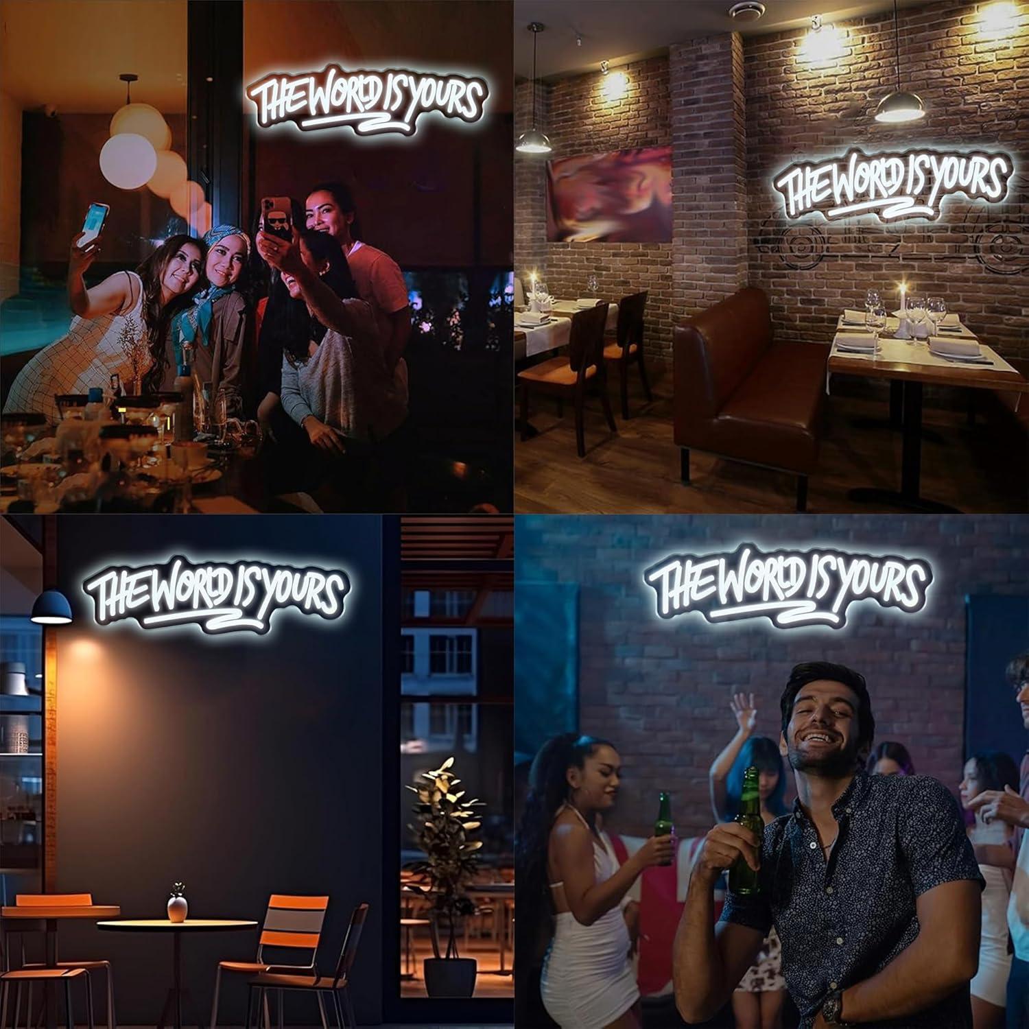 The World is Yours Neon Sign U - огляд і ціна Party Games Birthday