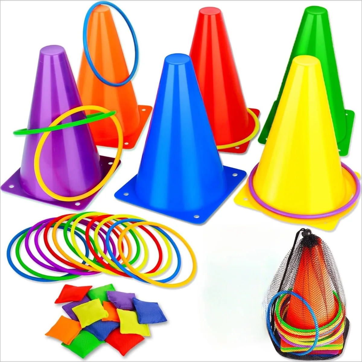 3 in 1 Soft Plastic Cones Bean - огляд і ціна Cornhole Board Set