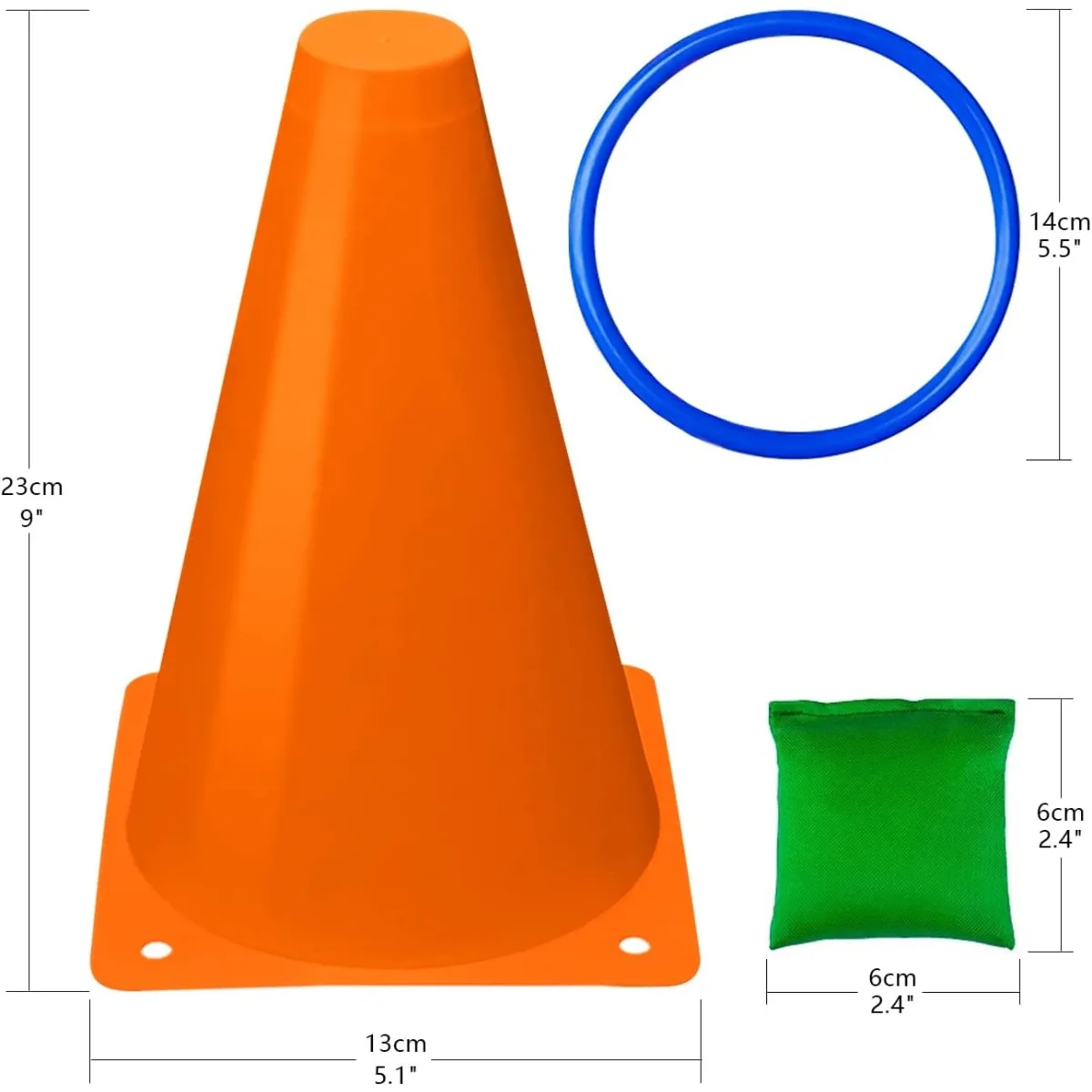 3 in 1 Soft Plastic Cones Bean - огляд і ціна Cornhole Board Set